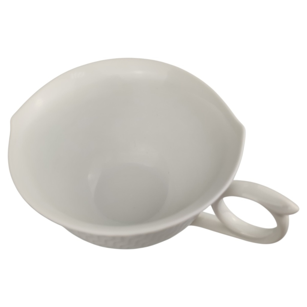 [1820878] Teetasse Meissen Wellenspiel Relief weiß I. Wahl gebraucht - neuwertig Bild 4