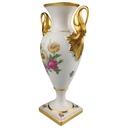 [1820880] Vase Pokalvase 23,6 cm Alka Kunst Meißen Blumen Golddekor gebraucht - sehr gut Bild 5