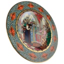 [1820884] Wandteller Villeroy & Boch Heinrich Die Russischen Märchen schöne Wassilissa wird dem Zaren vorgestellt gebraucht - sehr gut Bild 2