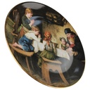 [1820886] Wandteller Lilien Porzellan Die Meisterwerke des Franz von Defregger Das Tischgebet gebraucht - neuwertig Bild 2