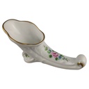 [1820891] Hornvase Lindner Blumendekor Goldrand gebraucht - sehr gut Bild 2