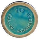 [1822974] Henkelvase 20,5 cm Bay Keramik Blau Grün gebraucht - sehr gut Bild 4