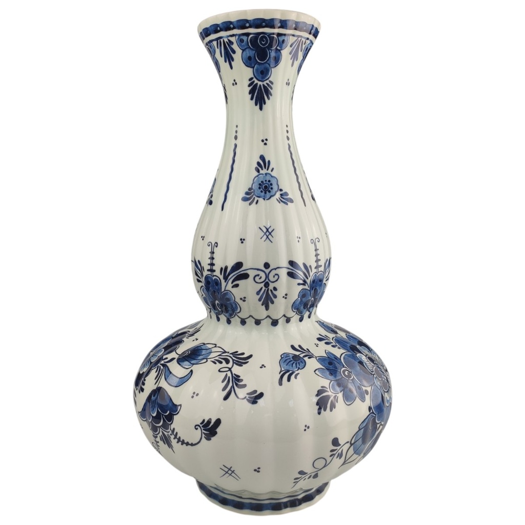 [1823014] Vase Blumenvase 32 cm Koninklijke Goedewaagen Blauw Delfts Blumendekor Blau gebraucht - sehr gut Bild 2