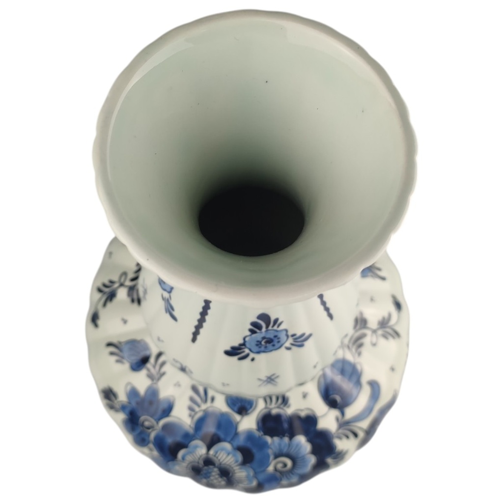[1823014] Vase Blumenvase 32 cm Koninklijke Goedewaagen Blauw Delfts Blumendekor Blau gebraucht - sehr gut Bild 4