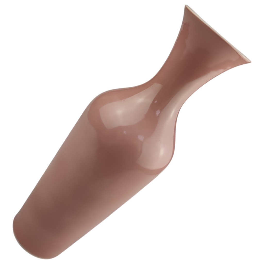 [1823015] Tischvase Vase Blumenvase 23,5 cm Hutschenreuther Hohenberg Lachsrosa Weiß Bild 2
