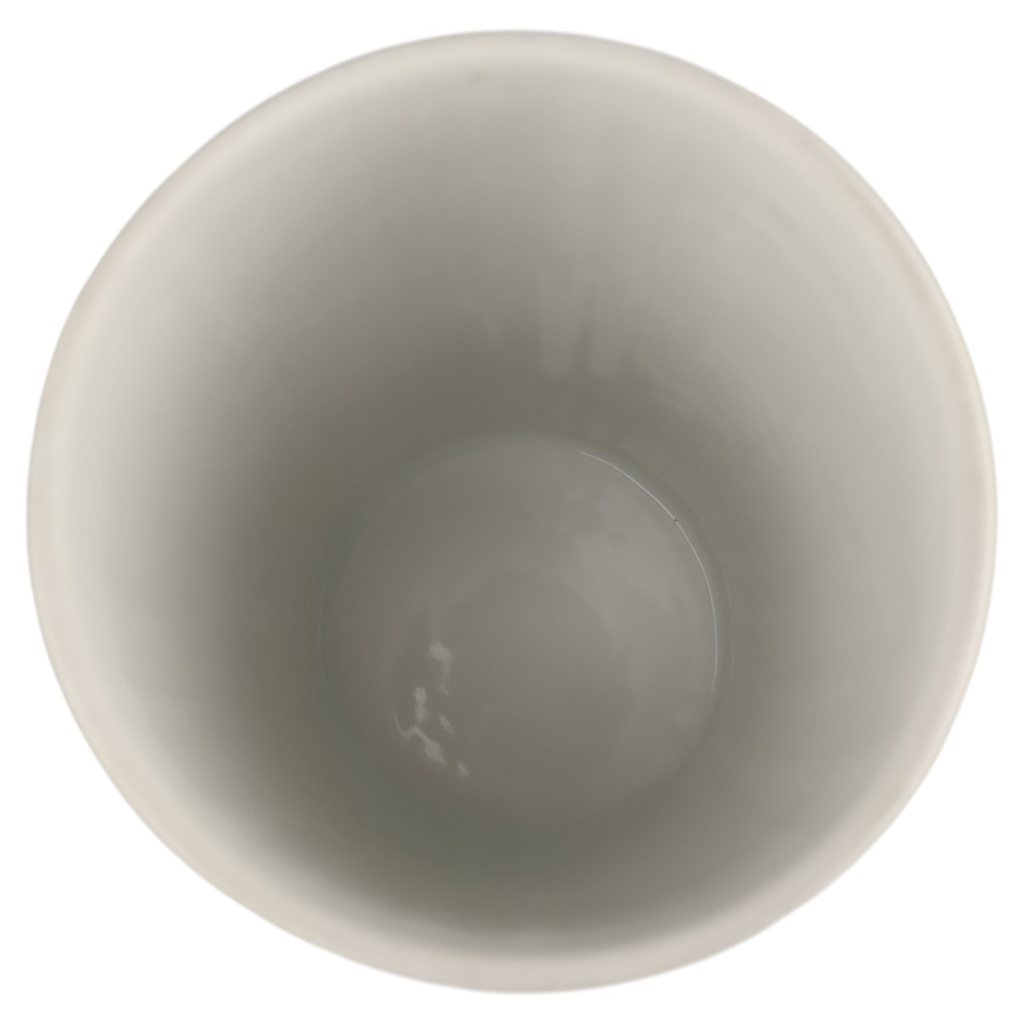 [1823016] Vase Blumenvase Reliefvase 16,5 cm Melitta Weiß gebraucht - sehr gut Bild 3