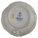 [1823030] Schale Schälchen Durchbruchschale mini 11 cm Lindner Porzellan Blumendekor Goldrand gebraucht - sehr gut Bild 5