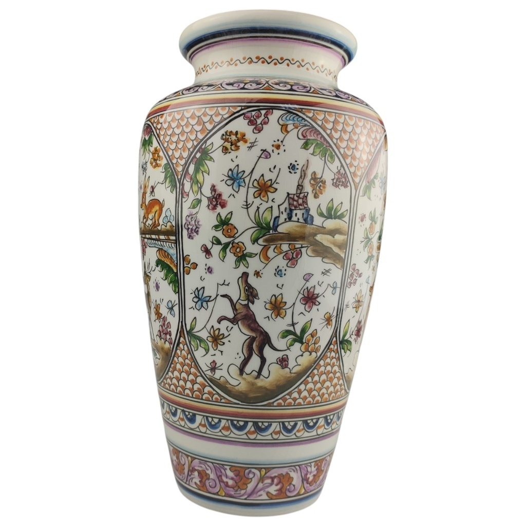 [1823031] Vase Blumenvase 29 cm Wildtiere Portugal gebraucht - gut Bild 3