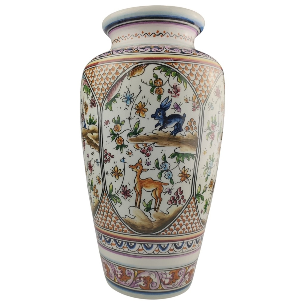 [1823031] Vase Blumenvase 29 cm Wildtiere Portugal gebraucht - gut Bild 4