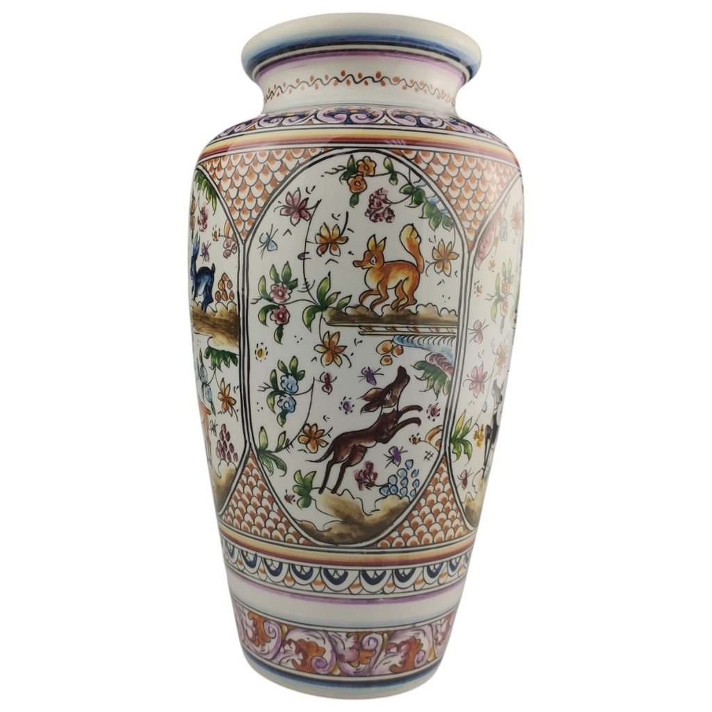 [1823031] Vase Blumenvase 29 cm Wildtiere Portugal gebraucht - gut Bild 5