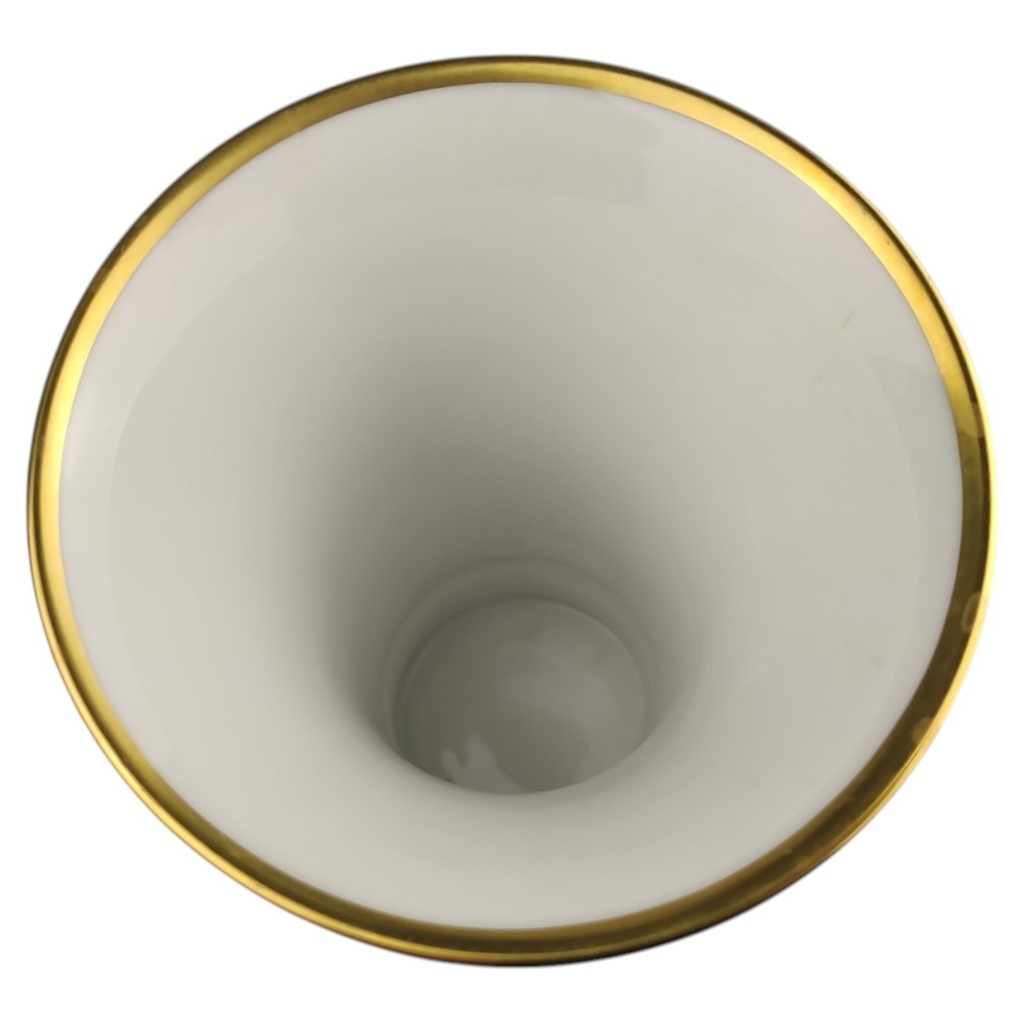 [1823035] Vase Blumenvase klein 9,9 cm AK Kaiser Residenz Blumendekor Goldrand gebraucht - sehr gut Bild 3