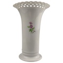 [1823036] Tischvase Durchbrucharbeit 15 cm Wallendorf Blumendekor Vogel gebraucht - sehr gut Bild 2