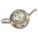 [1823045] Teekanne 1,1 L Dresden Zierporzellan Blumendekor Goldrand gebraucht - sehr gut Bild 6
