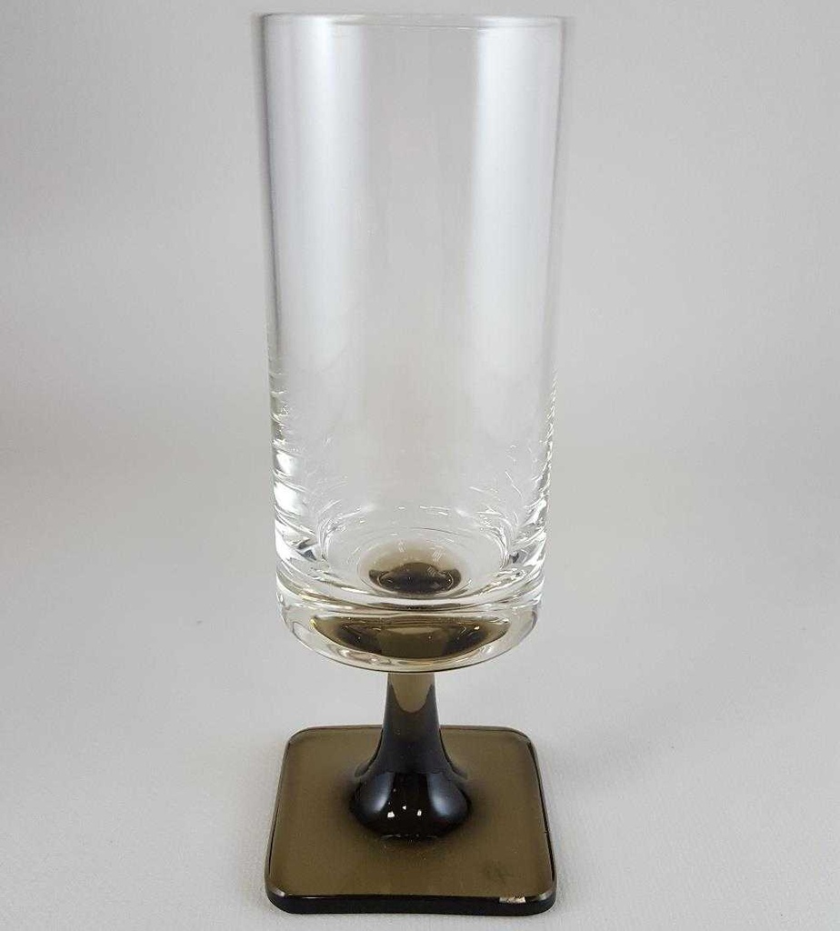 [270724] Weinglas Weinrömer Überfangglas Rosenthal Rauchglas Georg Jensen Berlin Eckiger Fuß gebraucht - sehr gut Bild 5