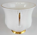 [270733] Kaffeetasse Tasse Goldrand Royal Knight Weiß gebraucht - sehr gut Bild 3