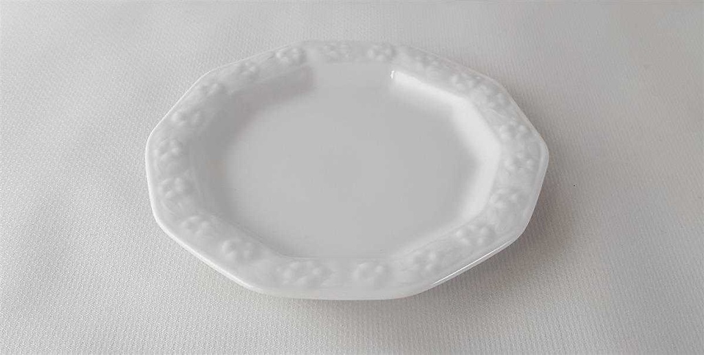 [30130] Glasuntersetzer 10,3 cm Rosenthal Maria Weiß Classic Rose gebraucht - sehr gut Bild 3