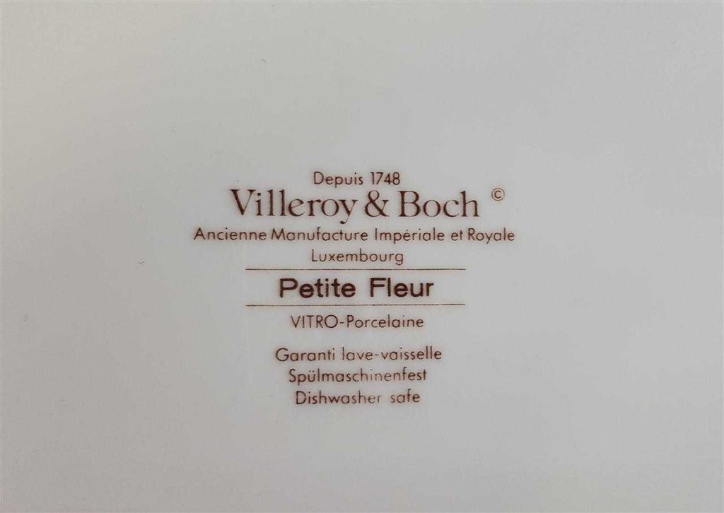 [4581100] Frühstücksbrettchen Villeroy & Boch Petite Fleur gebraucht - sehr gut Bild 4
