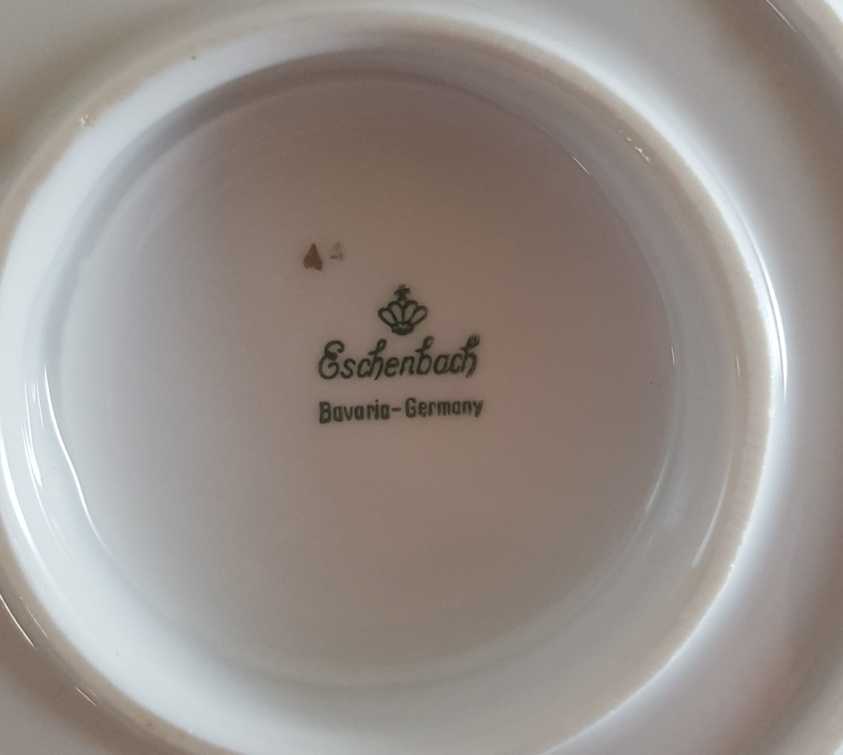 [45811007] Sauciere mit Teller Goldrand Eschenbach Alte Formen W2610 gebraucht - sehr gut Bild 3