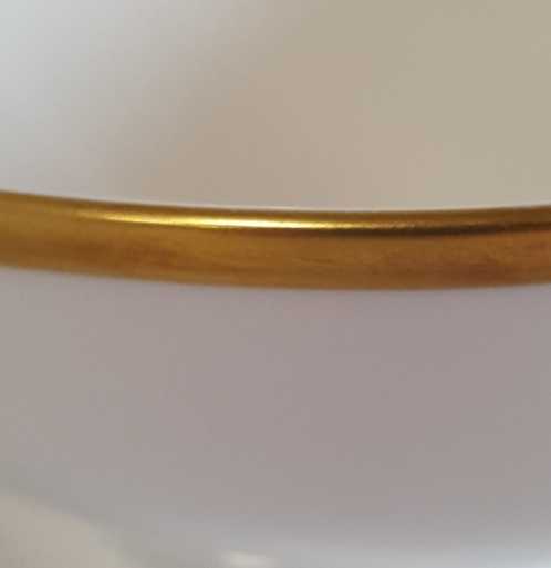 [45811007] Sauciere mit Teller Goldrand Eschenbach Alte Formen W2610 gebraucht - sehr gut Bild 4