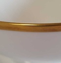 [45811007] Sauciere mit Teller Goldrand Eschenbach Alte Formen W2610 gebraucht - sehr gut Bild 4