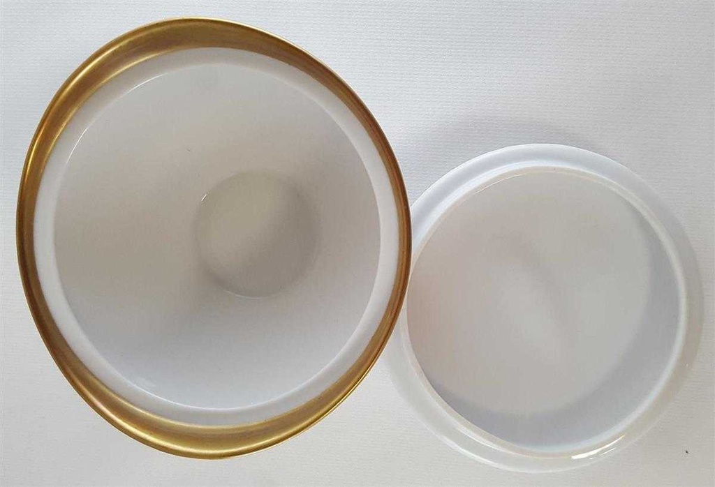 [45811008] Zuckerdose Goldrand Eschenbach Alte Formen W2610 gebraucht - sehr gut Bild 3