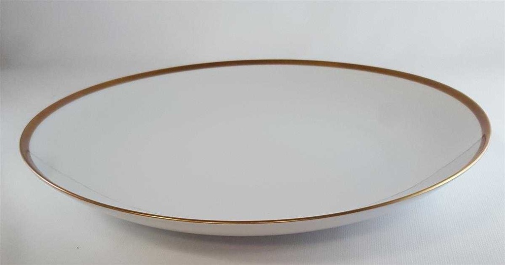 [45811012] Servierteller Goldrand 32x23 cm Eschenbach Alte Formen W2610 gebraucht - sehr gut Bild 2
