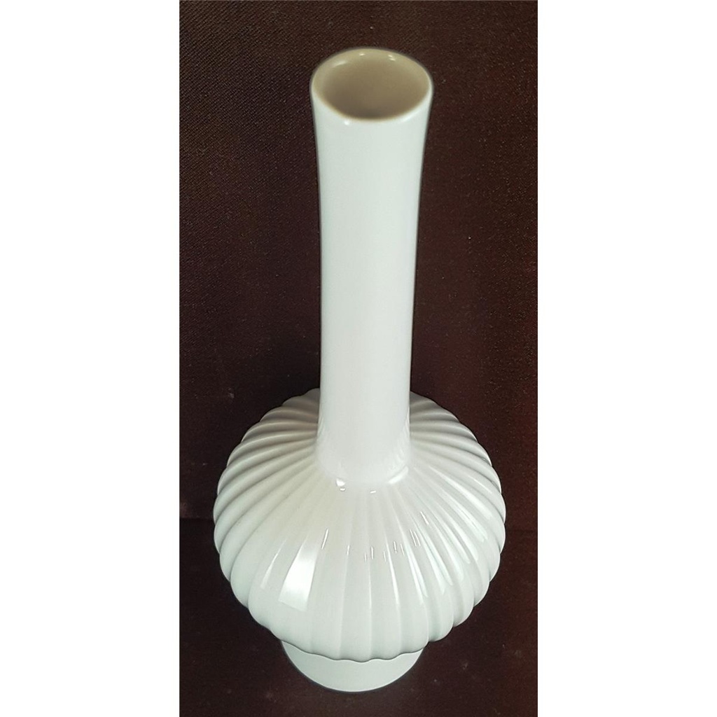 [45811020] Blumenvase 18 cm Edelstein Bavaria Weiß gebraucht - sehr gut Bild 2