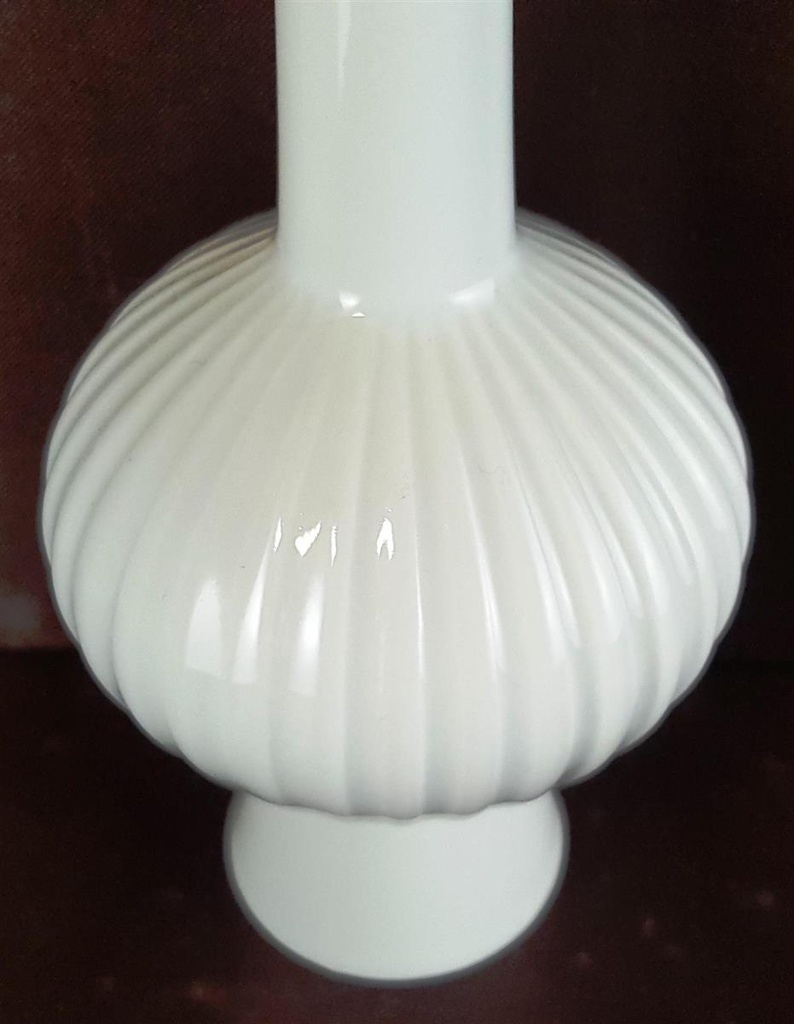 [45811020] Blumenvase 18 cm Edelstein Bavaria Weiß gebraucht - sehr gut Bild 3