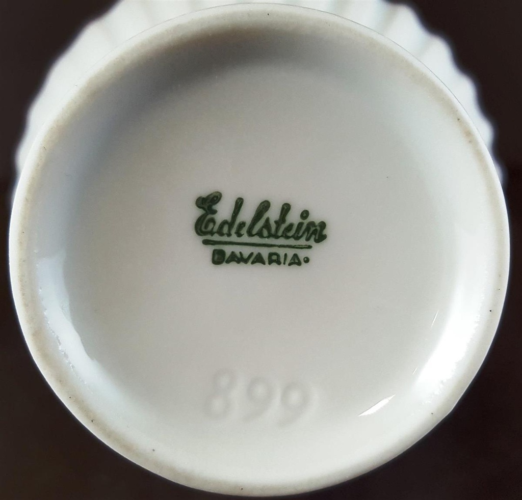 [45811020] Blumenvase 18 cm Edelstein Bavaria Weiß gebraucht - sehr gut Bild 4