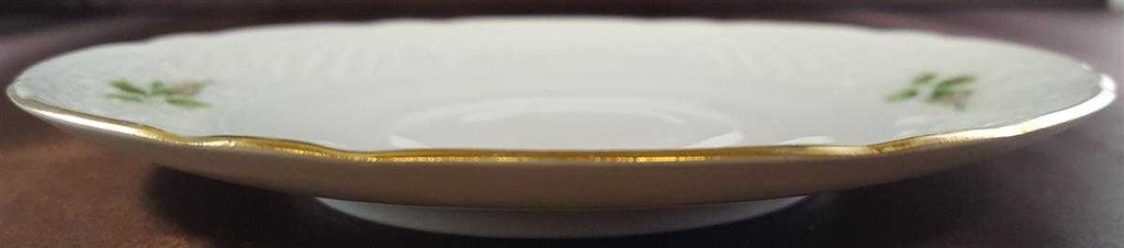 [45811027] Untertasse für Kaffee 14,5 cm Schumann Arzberg Form Dresden Weiße Rose gebraucht - sehr gut Bild 3