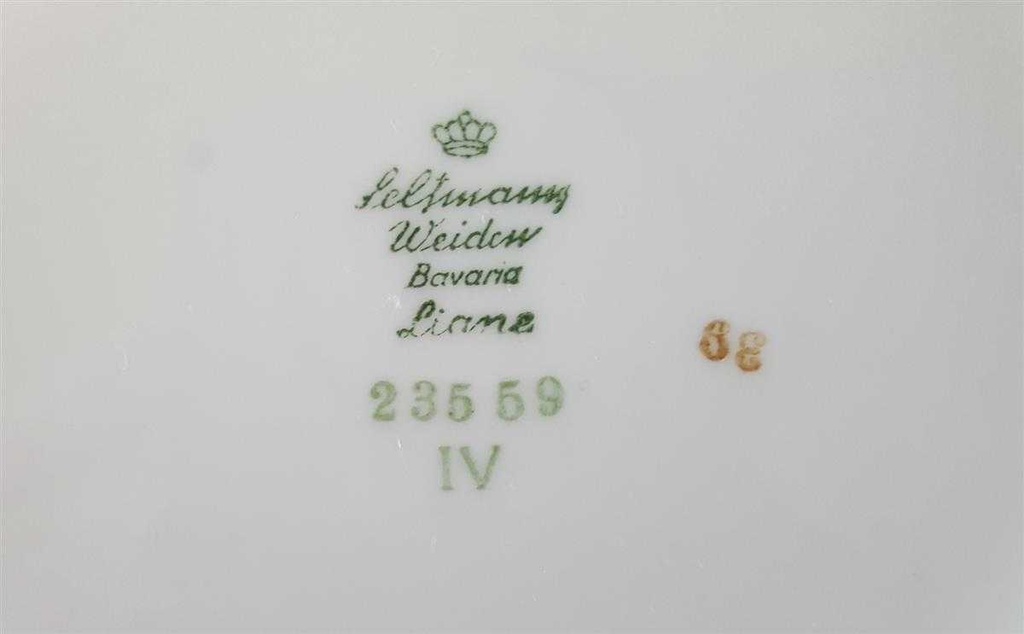 [45811030] Ragoutterrine Suppenterrine Suppenschüssel Servierschüssel mit Deckel Seltmann Weiden Liane Rautendekor 23559 gebraucht - sehr gut Bild 4