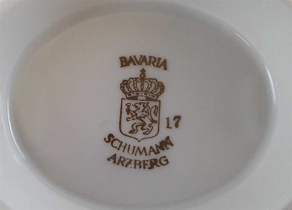 [45811038] Sauciere mit Teller 1tlg Schumann Arzberg Blaurand gebraucht - gut Bild 4
