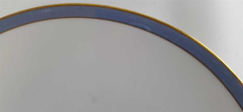 [45811039] Kuchenteller 19 cm Schumann Arzberg Blaurand gebraucht - gut Bild 2