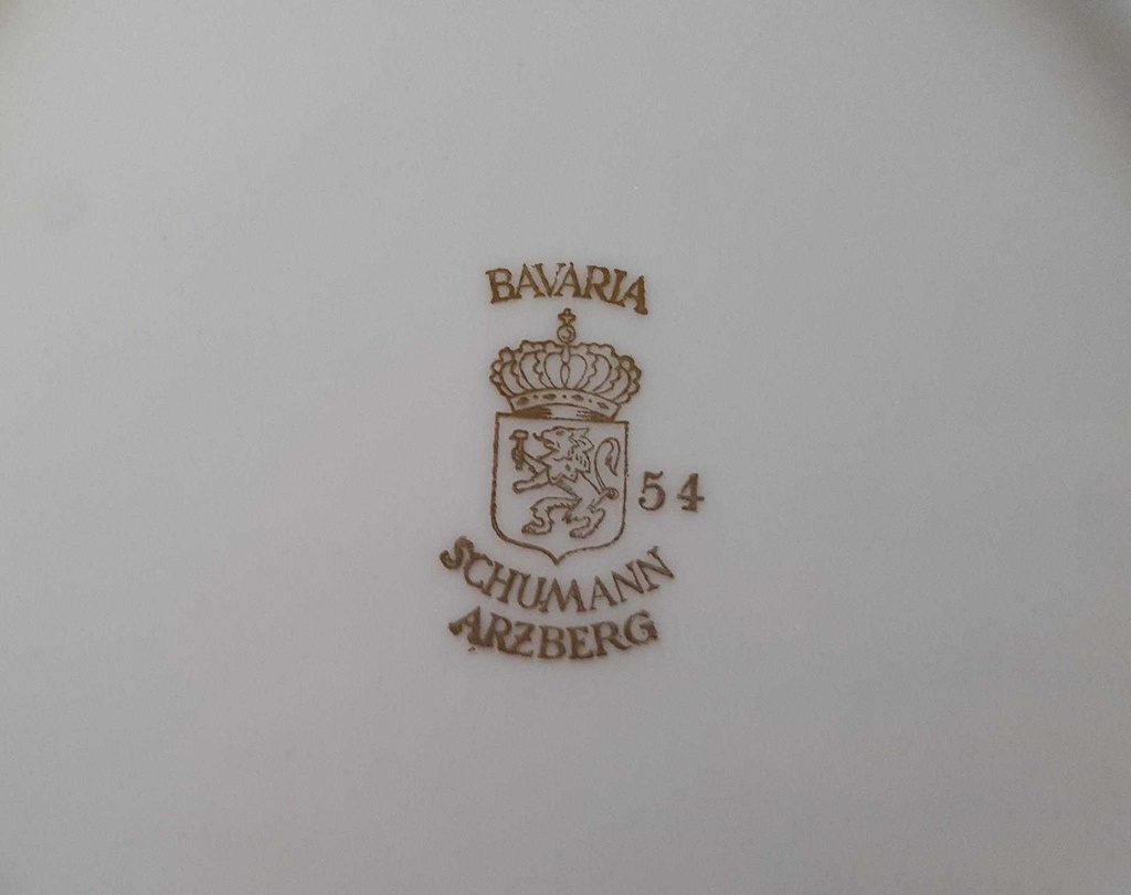 [45811039] Kuchenteller 19 cm Schumann Arzberg Blaurand gebraucht - gut Bild 5