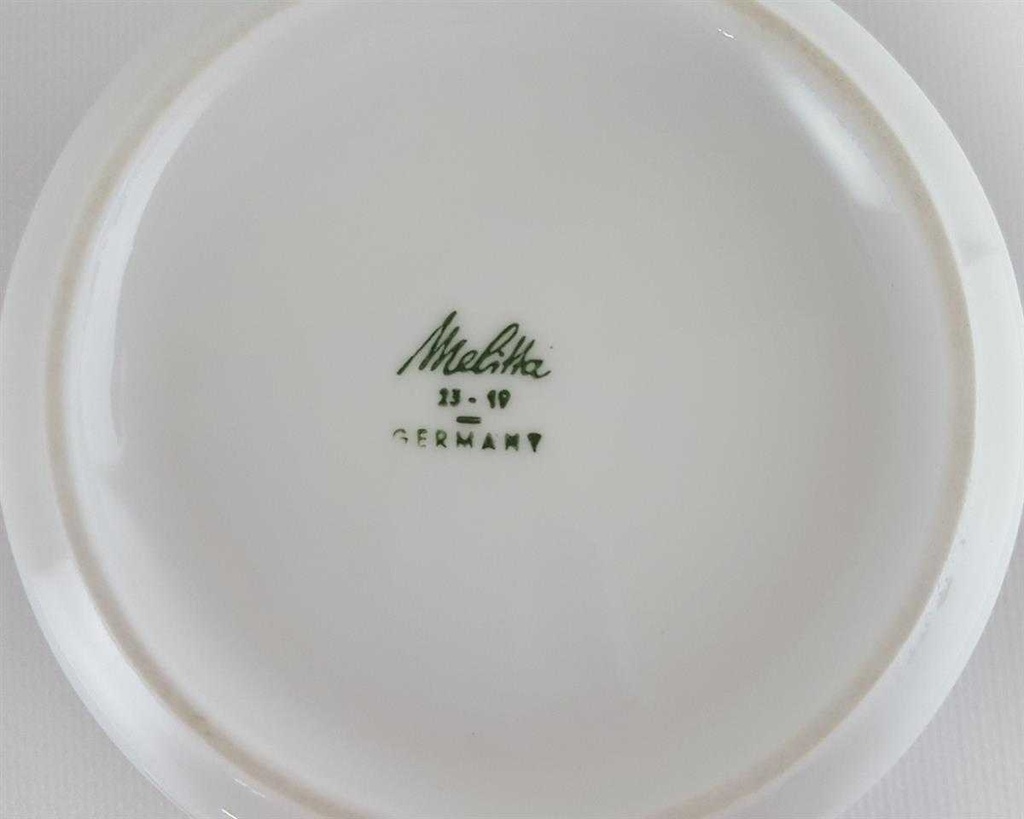 [4581104] Zuckerdose Melitta Oslo Blau Weiß gebraucht - gut Bild 4