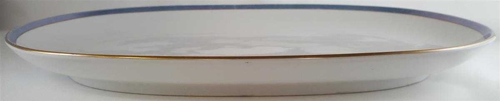 [45811041] Servierplatte Speiseplatte Fleischplatte Steakplatte 36x23 cm Schumann Arzberg Blaurand gebraucht - akzeptabel Bild 2