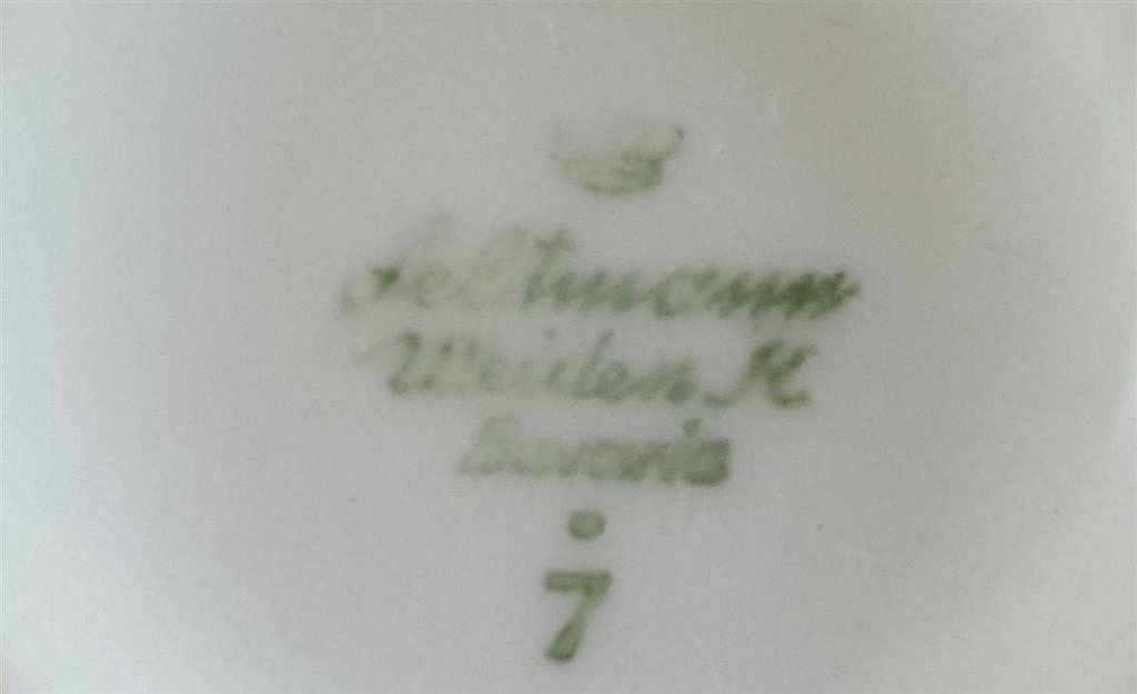[45811044] Kaffeetasse Tasse Seltmann Weiden Rosendekor 1714 gebraucht - gut Bild 3