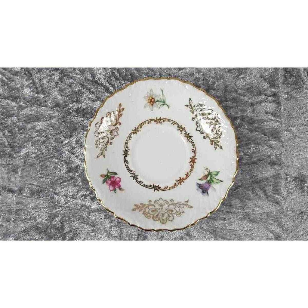 [458110496] Mokkatasse mit Untertasse Tasse Espressotasse Golddekor Schumann Bavaria gebraucht - gut Bild 4