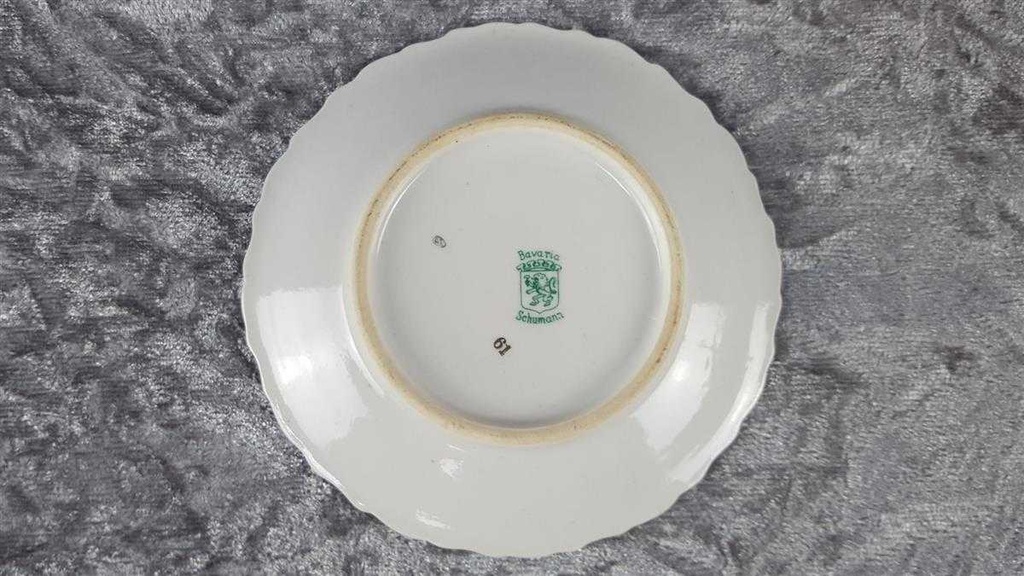 [458110496] Mokkatasse mit Untertasse Tasse Espressotasse Golddekor Schumann Bavaria gebraucht - gut Bild 6