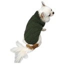[458110497] Chihuahua Hundebekleidung Pullover grün Handarbeit Gr. S (bis 2,5 kg) Bild 2
