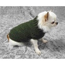 [458110497] Chihuahua Hundebekleidung Pullover grün Handarbeit Gr. S (bis 2,5 kg) Bild 3