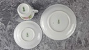 [458110501] Kaffeetasse Kaffeegedeck Kaffeeset Komplett 3tlg Schumann Arzberg Reliefrand rosa Rose gebraucht - akzeptabel Bild 8