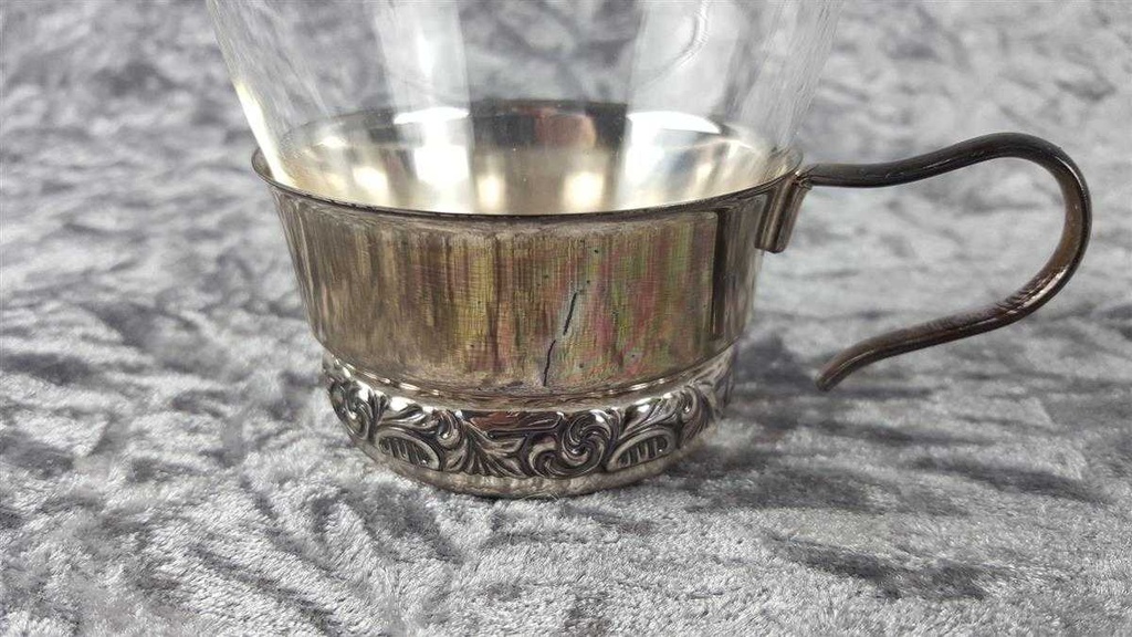 [2118738] 6er Set Teetasse Teeglas Schott Jena Glas Mainz gebraucht - gut Bild 6
