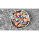 [458110515] Mokkatasse mit Untertasse Tasse Espressotasse & Goldrand Schirmer Porzellan Einzelteile bunte Blumen gebraucht - sehr gut Bild 6