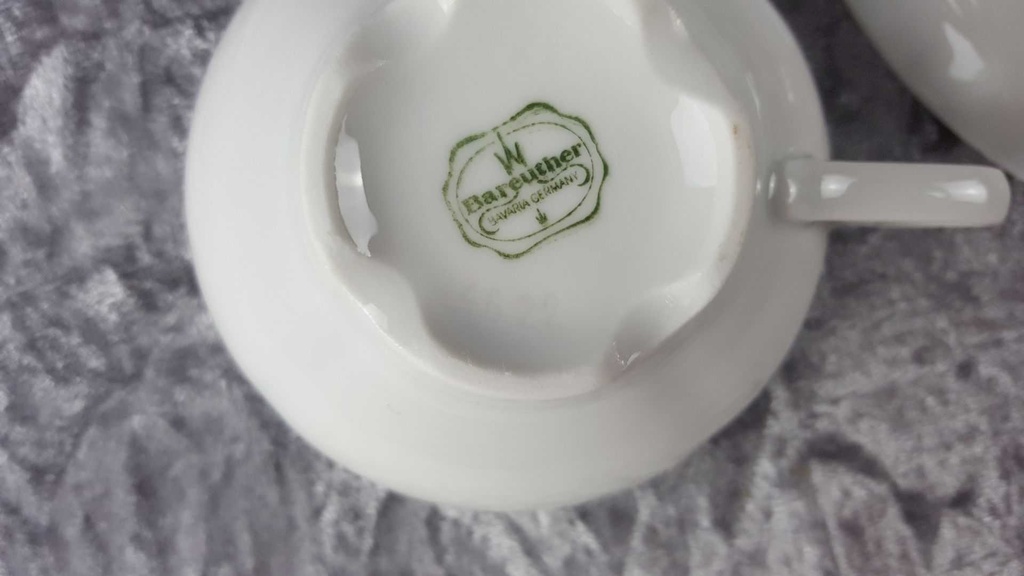 [458110518] Untertasse Mokkatasse mit Tasse Espressotasse & Bareuther gebraucht - sehr gut Bild 6