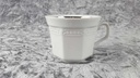 [458110522] Kaffeetasse Tasse Mitterteich Form 2040 Sissi Weiß Platinrand gebraucht - gut Bild 2