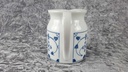 [458110527] Wasserkrug Milchkrug 0,9 L Julius Lange Kahla Indisch Blau Strohblume gebraucht - gut Bild 5