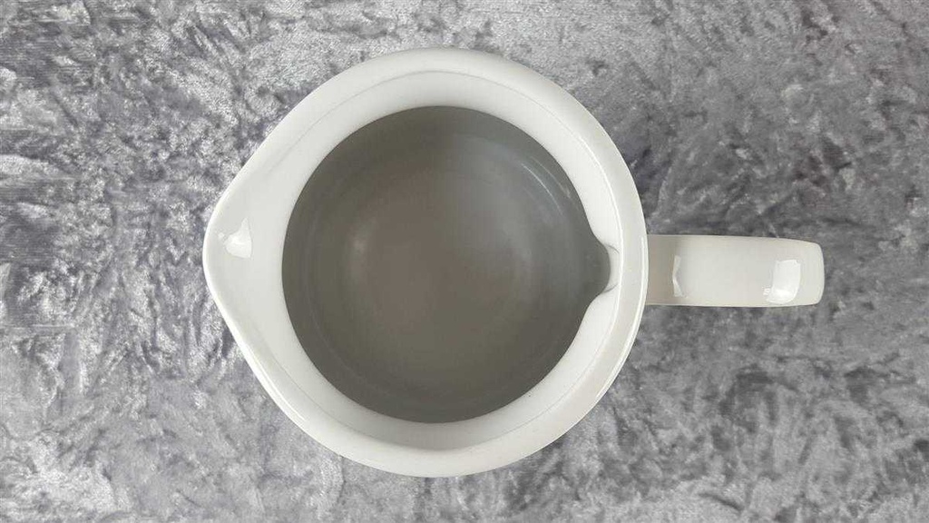 [458110527] Wasserkrug Milchkrug 0,9 L Julius Lange Kahla Indisch Blau Strohblume gebraucht - gut Bild 6