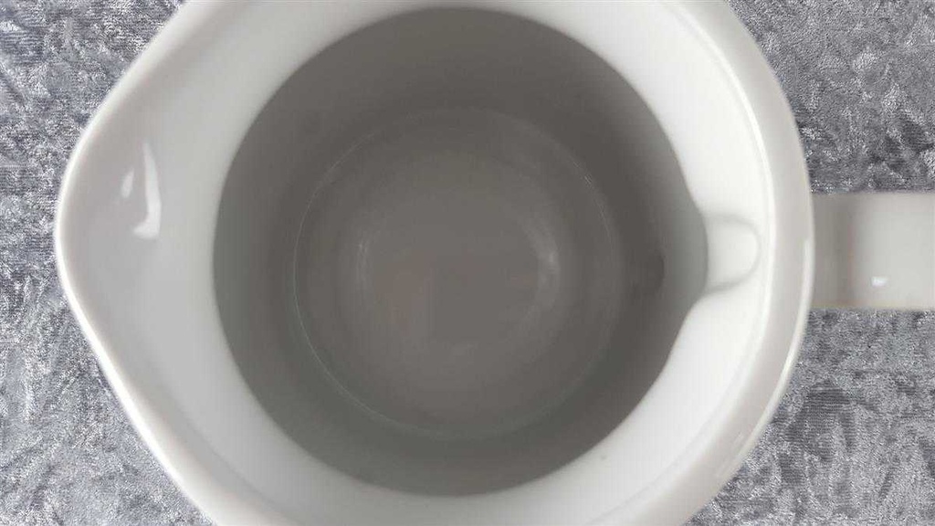 [458110527] Wasserkrug Milchkrug 0,9 L Julius Lange Kahla Indisch Blau Strohblume gebraucht - gut Bild 7