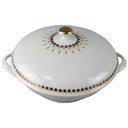 [458110532] Ragoutterrine Servierschüssel Golddekor 1,3 L Mitterteich Form 650 Kreise gebraucht - gut Bild 2